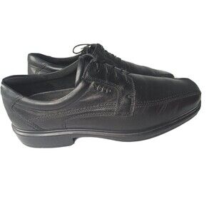 Ecco Helsinki Classic Bike Toe Derby Shoes Men's Size 10-10.5 US | 44 EU Black
